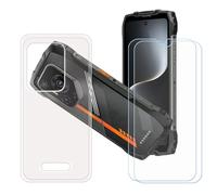 GYDQQKJ Coque pour Oscal Pilot 3 + 2 pièces Verre Trempé Film Protection écran,Housse Etui Flexible Protection Souple Silicone Gel Transparente TPU Case Cover pour (6.78")