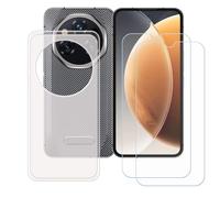 GYDQQKJ Coque pour Oukitel WP210 + 2 pièces Verre Trempé Film Protection écran,Housse Etui Flexible Protection Souple Silicone Gel Translucide TPU Case Cover pour (6.70")