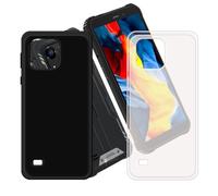 GYDQQKJ Coque pour Oukitel WP32 Pro,2 pièces Housse Etui de Protection Translucide + Noir Souple Gel Silicone TPU Bumper Premium Shell Case Cover pour (6.0")