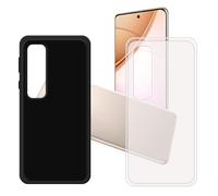 GYDQQKJ Coque pour Vivo Y400 Pro 5G,2 pièces Housse Etui de Protection Translucide + Noir Souple Gel Silicone TPU Bumper Premium Shell Case Cover pour (6.77")