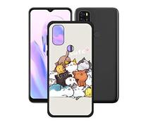 GYDQQKJ DQG Coque pour Blackview A70 Pro Silicone,Housse Etui de Protection Noir Souple Gel Silicone TPU Bumper Premium Shell Case Cover pour Blackview A70 Pro (6.52") - OP108