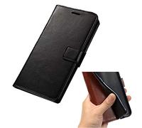 GYDQQKJ DQG Coque pour Blackview BL5000,Pochette de Carte Portefeuille en Cuir avec Rabat, étui de Protection d'origine Housse pour Blackview BL5000 (6.36 Pouces) - Black