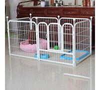GYDUHYE Parc de jeu pliable pour petits chiens (taille : 180 x 90 x 100 convient pour 40 kg, couleur : blanc)