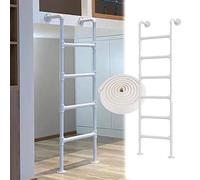 GYEQXKT Échelle de lit superposé Robuste, avec Patins antidérapants, supporte jusqu'à 200 kg, idéale pour accéder à la Mezzanine et comme Issue de Secours en Cas d'incendie.