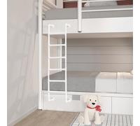 GYEQXKT Échelle de lit superposé Robuste pour VR, fixée au Mur, avec accès par fenêtre de sous-Sol, échelle Universelle pour Adultes et Enfants, en métal Blanc, échelle de Secours Incendie