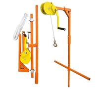 GYEQXKT Outil Universel d'installation d'unité extérieure de climatiseur, treuil Manuel avec Support pour Un démontage et Un Levage faciles, équipement Essentiel pour l'entretien des systè