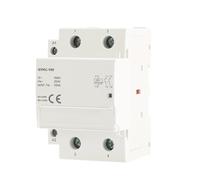 GYHC 2 phases 100A AC contacteur 220 V 230 V Din Rail ménage modulaire contacteur commutateur contrôleur maison intelligente hôtel utilisation 1 pièces(2P 100A 2NO 230VAC)
