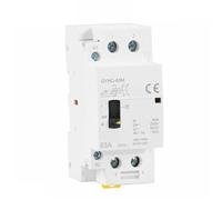 GYHC 2P 40A 63A 2NO Ou 2NC Contacteur Ca Modulaire Domestique Sur Rail DIN AC220V 230V Commande Manuelle 1 Pièces Composants électriques(2P 63A 2N0 220V)