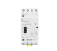 GYHC 4P 25A 4NO ou 2NO2NC 220V/230V 50/60HZ rail Din contacteur modulaire ca domestique Type manuel(4P 25A 2NO2NC 220V)
