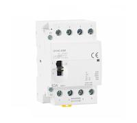 GYHC 4P 40A 63A 2NC2NO or 4NO 220V/230V 50/60HZ Din Rail Household AC Modular Contactor Manually Operation CZAOINCU(4P 40A 2NO2NC 220V)