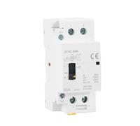 GYHC-63M Contacteur Modulaire 2P 63A, AC 230V 50/60Hz, 2NO/2NC, Rail DIN, Pour Commande Éclairage Chauffage Ventilation(2P 63A 2N0 220V)