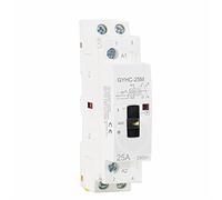 GYHC contacteur modulaire 2P 16A 20A 25A 2NO ou 2NC 220V contrôle manuel contacteur domestique Type de Rail Din 1 pièces Interrupteur automatique (Color : 2p 16a 2n0 220v)