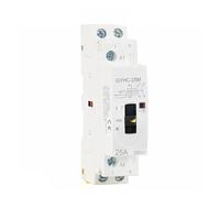GYHC Modular Contactor 2P 16A 20A 25A 2NO or 2NC 220V Manual Control Household Contactor Din Rail Type CZAOINCU(2P 20A 2N0 220V)