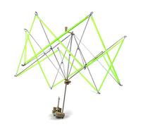 GYHH Bobinoir Parapluie Écheveaudoir en Plastique Tricot Holder pour Pelote De Laine (Green)