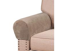 GYHH Couvre Accoudoirs Housses De Fauteuil Imperméables Couvertures D'Accoudoir De Canapé en Velours Extensible Housse De Canapé en Spandex (Taupe,2)