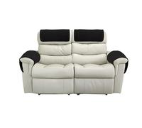 GYHH Housse D'accoudoir Canapé,Housse D'appui-tête pour Siège,Polaire en Laine d'agneau Protection D'appui-tête Fauteuil Inclinable pour Animaux De Compagnie (Black,2 Places)