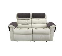 GYHH Housse D'accoudoir Canapé,Housse D'appui-tête pour Siège,Polaire en Laine d'agneau Protection D'appui-tête Fauteuil Inclinable pour Animaux De Compagnie (Dark Gray,2 Places)