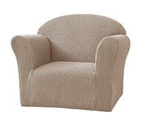 GYHH Housse De Canapé Jacquard Extensible pour Enfants, 1 Places pour Fauteuil Doux Manteau De Canapé pour Enfants Tout-Petits Bébé (Sand Color)