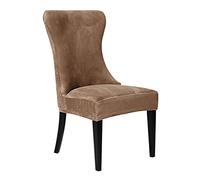 GYHH Housses De Chaise De Salle à Manger Capitonnées à Oreilles -Housse De Protection De Fauteuil Réutilisable en Tissu De Velour Extensible Salle à Manger (Camel,2)