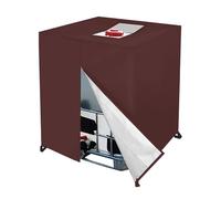 GYHH IBC Housse De Protection pour Réservoir d'eau 1000 L Bache Couverture Réservoir IBC d'eau De Pluie Housse Cuve 420D Anti UV Imperméable 120x100x116cm