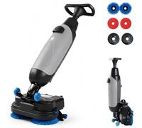 GYHHDDS Autolaveuse Professionnelle, 360 TR/Min, 1200 m²/h Gray | Largeur 45 cm, double brosse 2×250 W et batterie 36V 10Ah pour sols durs en milieu commercial et industriel