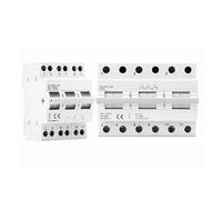 GYHO8 3P 40A 63A 100A 125A Dual Power Manual Transfer Isolating Switch Interlock Circuit Breaker Modular Changeover Switch CZAOINCU(125A)