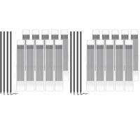 GYHWOFUL Lot de 120 Mines Crayon Chantier - 2,8 mm - Étanche et Solide - Recharges de Crayons de Charpentier Solides Remplacement - Pour Architecte, Dessin, Construction