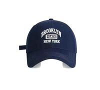 Gyios Bob Casquette De Baseball Brodée Brooklyn, Unisexe, en Coton, Ajustable, Chapeau Soleil, Décontracté, pour L'extérieur, Style Hip Hop Street