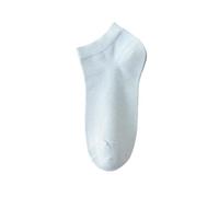 Gyios Chaussettes Femme Femmes 6 Pack Confortables Coton Casual De Cheville À Coupe Basse Doublure Respirante D'équipage Courtes pour Courir Marcher Fitness Sports Plein Air-Bleu Clair