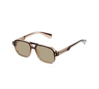 Gyios Lunettes De Soleil Bleue Grise Transparentes pour Les Hommes Et Femmes, Double Pont Bleu Clair Lentille Ombres Protection UV La Conduite en Plein Air