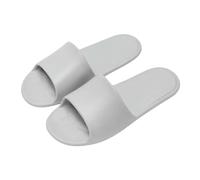 Gyios pantoufles Pliables Portables Pour Les Hommes De Voyage Et Femmes Anti-dérapage L'utilisation La Plage Douche L'hôtel-gris M-une Taille