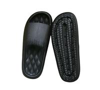 Gyios Pantoufles Soft Eva Pillow Slide’s Femme’s Shet Platform Cloud Slippers Non Glissement Intérieur Home Summer Beach Flip Flops-noir-38-39