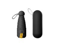 Gyios Parapluie De Poche Capsule À Cinq Fois avec Boîtier Protecteur Dur, Mini Imperméable Blocage UV Upf50 +