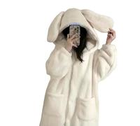 Gyios Pyjama Pyjamas À L'oreille De Lapin Moelleux Hiver-Chemise Nuit Lapin-175 (XXL)