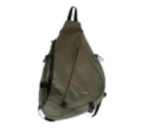 Gyios Sac À Poitrine Bleu Grand Triangle Nylon Sling Dos Multi Poches Fermeture Éclaire Résistante l'eau-Green