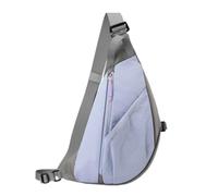 Gyios Sac À Poitrine Two Tone Triangle Sling De Léger Rides Nylon Crossbody Dos Sangle Réglable Casual Épaule Extérieur