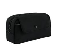 Gyios Trousse Étui À Crayon De Grande Capacité 2 Pièces, Éthique Retour L'école pour Le Sac Maquillage Et L'organisateur Papeterie-Noir