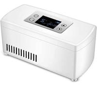 GYJ Boîtier refroidisseur d'insuline, réfrigérateur portable à affichage LED for médicaments, charge intelligente, conteneur de médicaments for soins à domicile for organisateur de médicaments diabéti