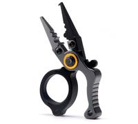 GYJZZW Mini pince de pêche, ciseaux à poisson en alliage d'aluminium résistant à la corrosion pour eau salée et eau douce (gris foncé)