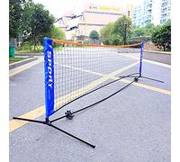 GYKLY Filet de Badminton Standard Filet de Tennis Mobile Pliable Portable Filet d'entraînement de Badminton Court intérieur ou extérieur-5.1m