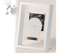GYKOZY Cadre Photo décoratif Mural avec Lecteur CD et télécommande, Compatible Bluetooth 5.0 et Sortie AUX 3,5 mm, sans Haut-parleurs, idéal pour la décoration de la Maison, du Bureau ou d