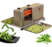 GYKOZY Écosseuse de Petits Pois électrique Commerciale, Semi-Automatique avec Rouleaux réglables pour Un épluchage Efficace dans Les Cuisines de Restaurant