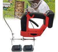 GYKOZY Éliminateur d'abeilles électrique, avec 2 Batteries au Lithium Rechargeables de 2000mAh, agitateur d'abeilles sans Fil Portable sans balais, pour Ferme d'abeilles, Rouge