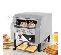 GYKOZY Grille-Pain Professionnel, 150/300/450 tranches/h Convoyeur Grille-Pain de Restaurant en Acier Inoxydable avec boîtes de Rangement, 450 tranches/h