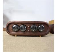 GYKOZY Horloge à Tube Nixie simulée, Horloge numérique à Tube Lumineux IN-12, avec mémoire Lors de la Coupure de Courant, Interface Type-C, Cadre en Bois, décorations de Bureau DIY