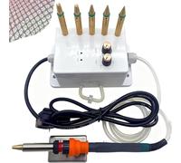 GYKOZY Kit d;applicateur de Strass thermocollants pour vêtements et Loisirs créatifs, 6 Embouts en Laiton Inclus, idéal pour Personnaliser vêtements, Chapeaux et projets Textiles.