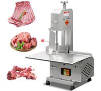 GYKOZY Machine électrique de découpe de Viande - Scie à os Professionnelle pour supermarchés et Cuisines domestiques, scie à Ruban de Table pour os à Viande, équipement de Transformation
