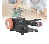 GYKOZY Ponceuse à Bande d'établi 250w, Ponceuse de Table à meuleuse, Bras de ponçage réglable de 0 à 90 °, réglage de la Vitesse à Sept Niveaux, Bande de ponçage 30 * 340 mm
