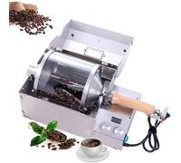 GYKOZY Torréfacteur à café électrique Chauffant, Machine à torréfier Les Grains de café de 1200 W, Tambour en Verre de Quartz résistant aux Hautes températures de 400 g, pour la Maison et Les cafés.