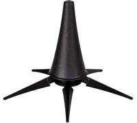 Gykutix 10.5cm Support de Trompette Pliable Pied de Trompette Noir pour Clarinette en Pavillon avec 5 Pattes, Support de Cône Court pour Clarinette A et B